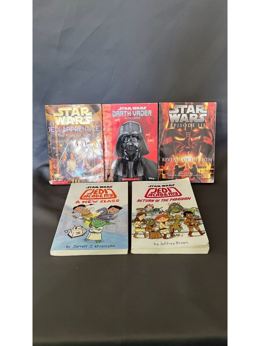 Star Wars Book Bundle - Jedi Apprentice Darth Vader Backstories Episode III Nove